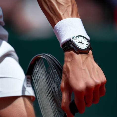 why do tennis players wear watches|watches on the court.